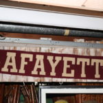 Vintage Lafayette Pennant Banner 40" W X 8" Tall, Nice Long Display Piece