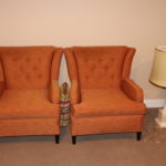 Pair of Orange armchairs