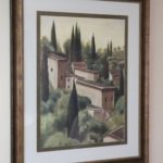 Tuscany Countryside Style Print In Gilded Frame