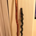 Pair Of Hand Carved Walking Sticks