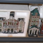 Hand Painted Porcelain Dept 56 Heritage Village Collection 5 Christmas In The City Series Buildings