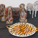 Lot Of Safari Inspired Decorative Accessories